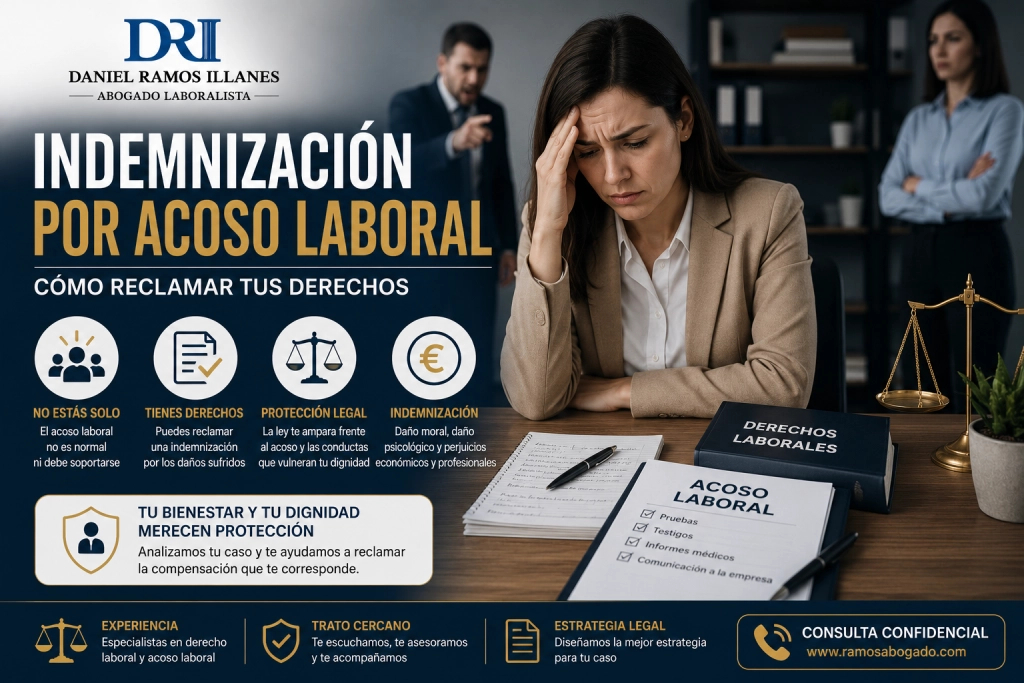 Indemnización por acoso laboral: cómo reclamar tus derechos