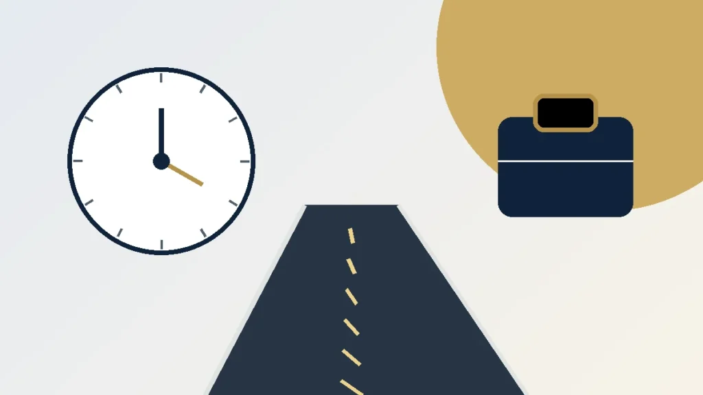 Desplazamiento laboral, reloj y carretera como tiempo de trabajo